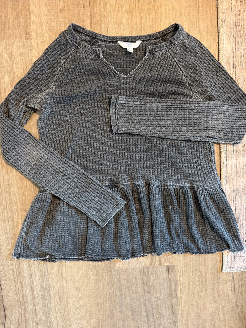 Waffle Knit Top